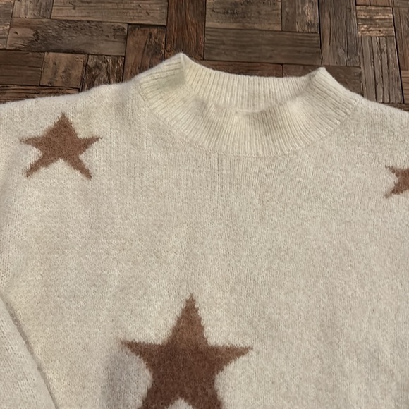 Vestique Boutique Star Mock Neck Sweater - Picture 3 of 6